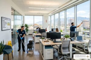 office cleaning schedule modern office Albuquerque - office cleaning schedule