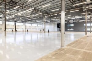 commercial warehouse floor cleaning
