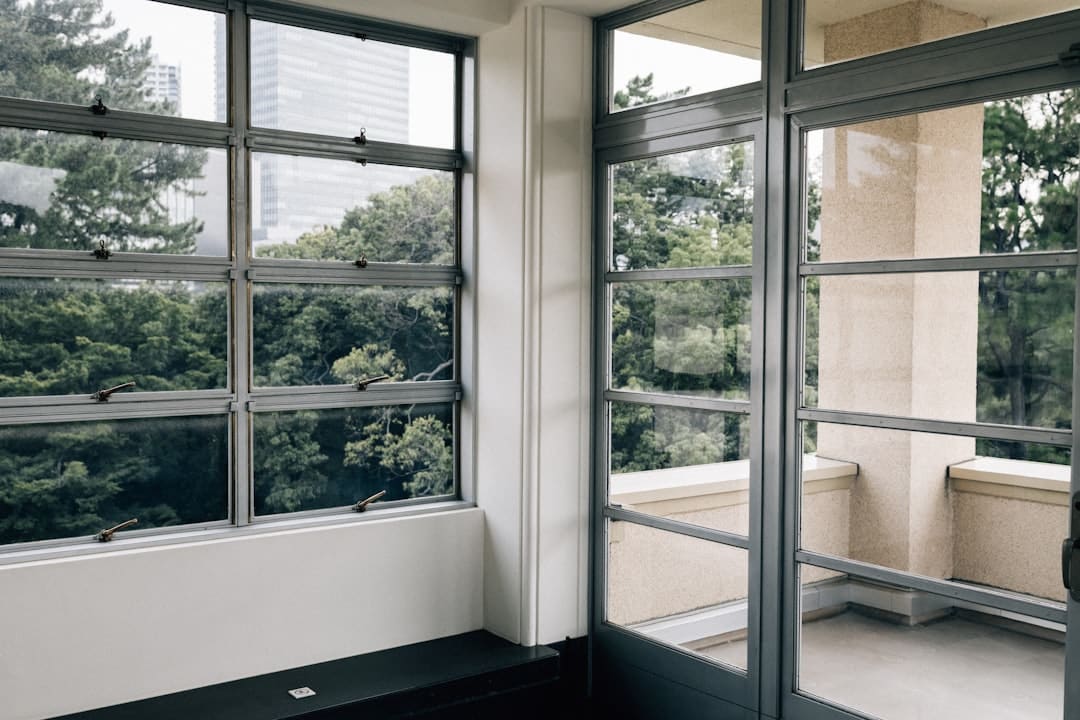 interior and exterior window cleaning