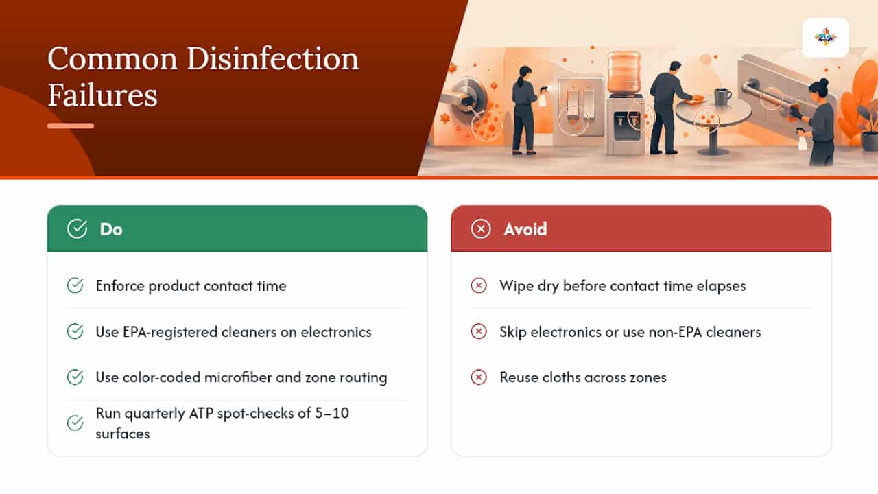 What most offices get wrong about disinfection programs — overview diagram
