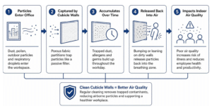 Workplace indoor air quality diagram