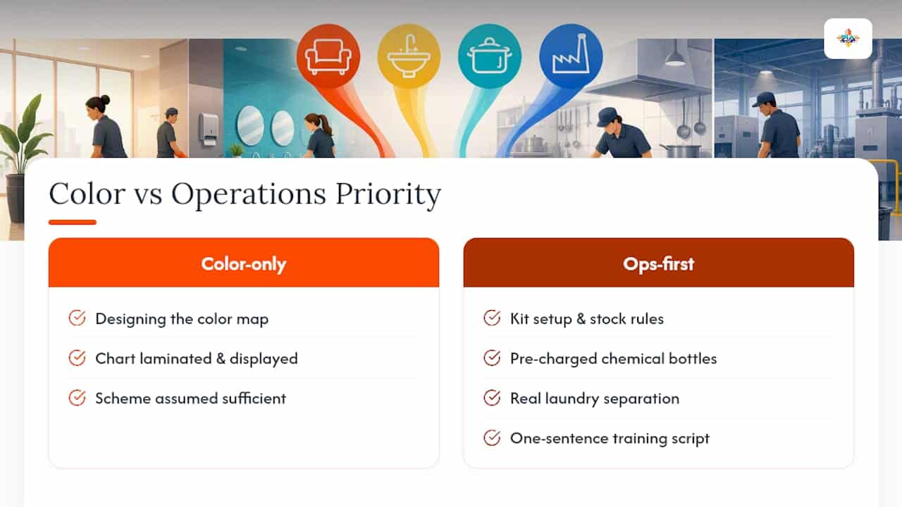 Why the Conventional Advice on Color Coding Misses the Point — overview diagram