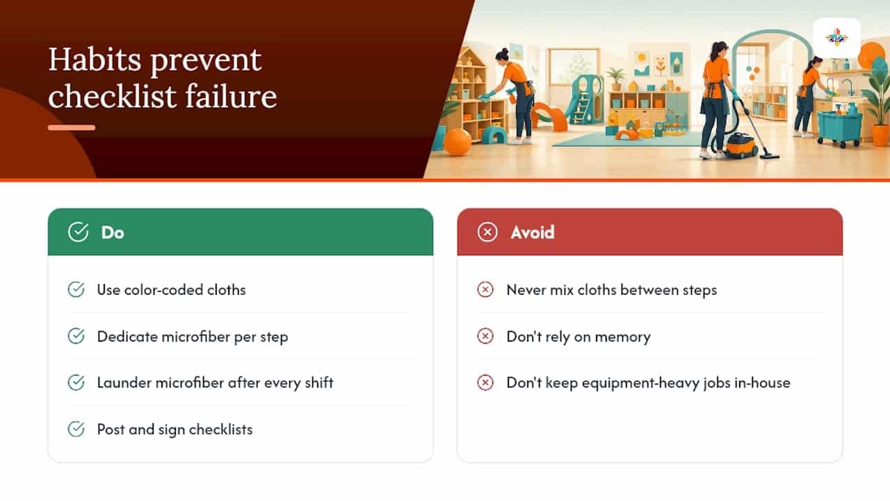 What Professional Cleaners Know That Most Checklists Miss — overview diagram