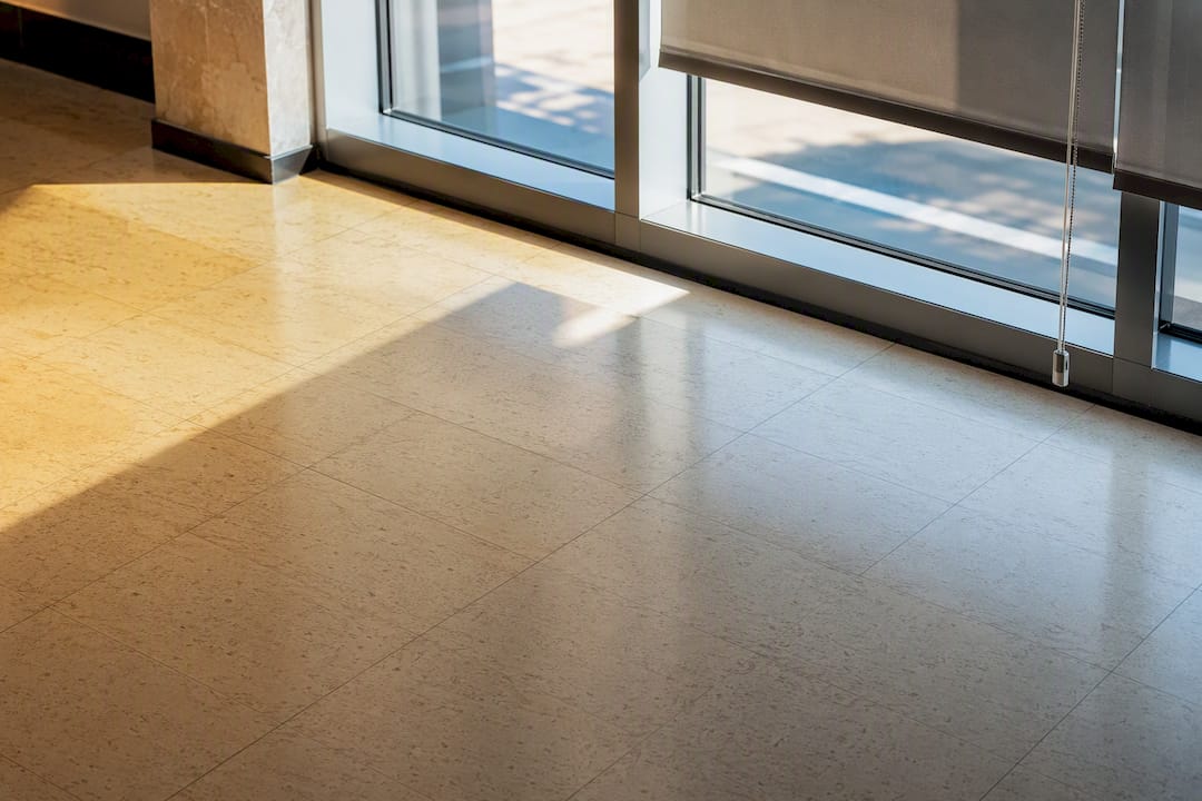 Sunlight creating uneven VCT floor fading