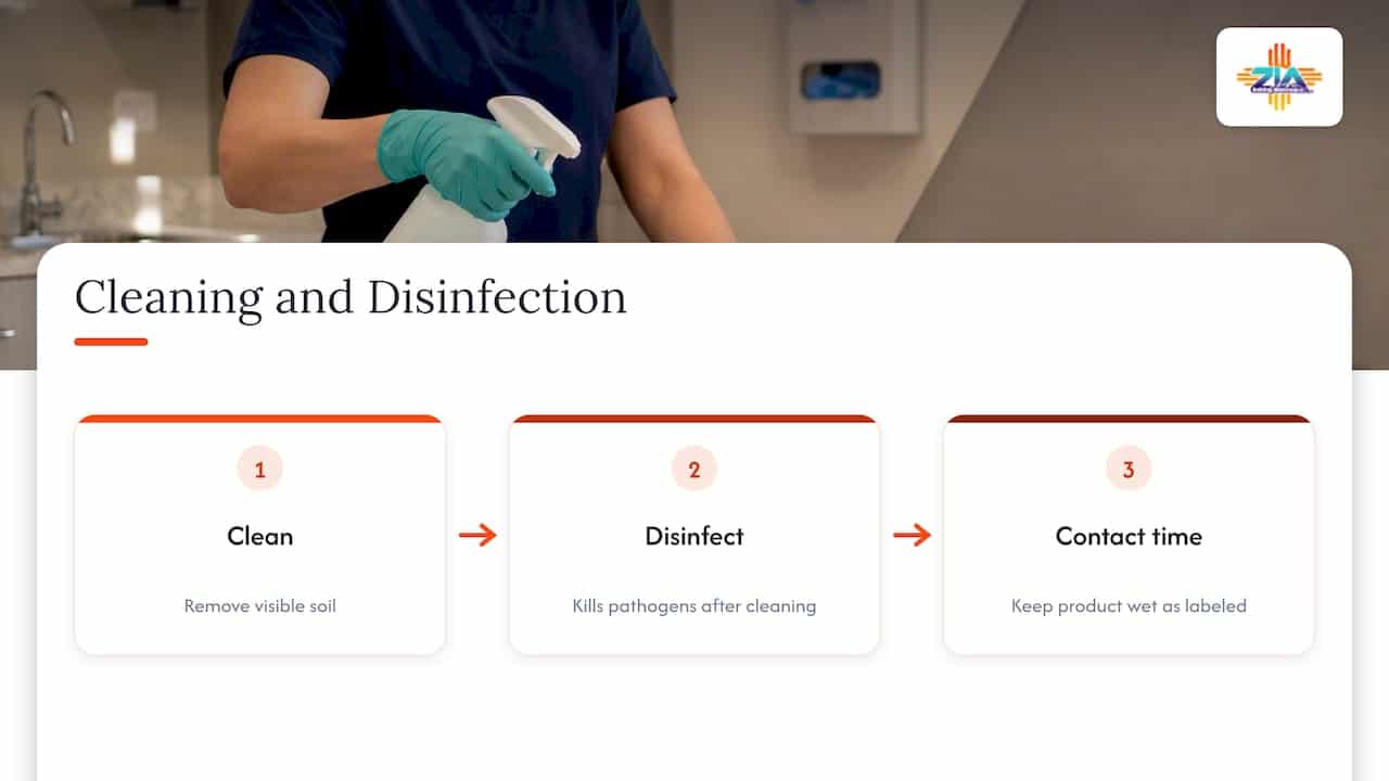 Why medical cleaning is priced differently from office cleaning — overview diagram