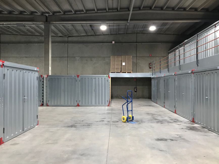 clean modern warehouse floor